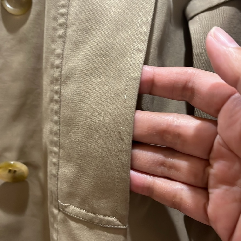 BURBERRYS LONG TRENCH COAT - Picture 14 of 14